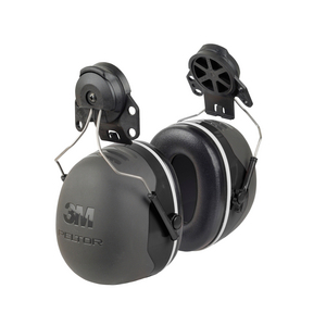PELTOR CUFFIE AURICOLARI, 36 DB, NERO, ATTACCO PER ELMETTO, X5P3 7000103996