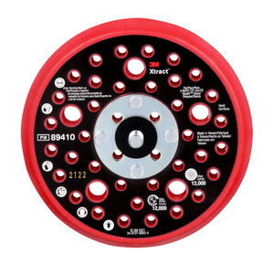 3M STEUNSCHIJF XTRACT HOOKIT 125MM HARD ROOD 89410