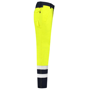 TRICORP WERKBROEK MULTINORM 503004 INKT BL/ FLUO GEEL MT 66
