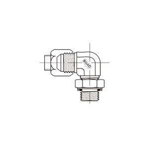 90GR. ROTARY END UNION WITH MALE BSPP S600-25-26G