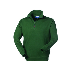FELPA ZIP 1/3 PERTH GREEN HH181-04 # M