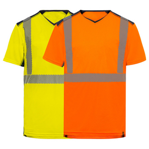 TEE-SHIRT ML BELIZE OM 3XL ORANGE/MARINE