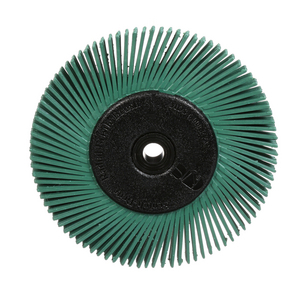 50 SPAZZOLE RADIALI A FILO ABRASIVO DIRITTO TIPO A -BB-ZB DIAMETRO 150MM VERDE 7100138347