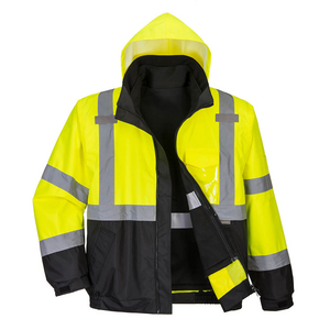 PORTWEST BOMBERJACK PREMIUM 3-IN-1 S365 HV GEEL/ZWART MT 3XL
