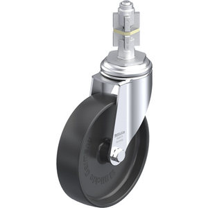 LKRA-POA 125G-11-E14 Lenkrolle mit Expanderbefestigung