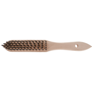 BROSSE A MAIN MANCHE B. LG.295MM 5RGS ACIER DR. 0,35MM (T=25MM)
