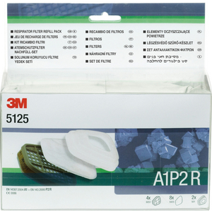 3M DEELTJESFILTERSET A1P2R 5125