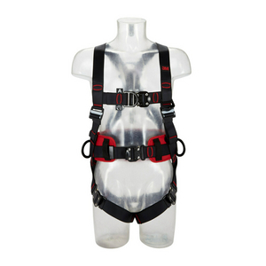 IMBRACATURA DI SICUREZZA PER ARRESTO CADUTA CON CINTURA COMFORT POSIZIONAMENTO, NERO, M/L 7100207437