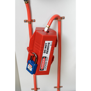 PACK 1 LOCKOUT DEVICES FOR PLUG CONNECTIONS - LARGE 065675-PLUG LOCKOUT 220/550V W/ DANGER LABELS