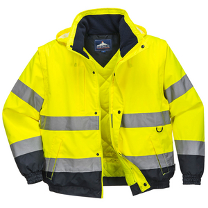 PORTWEST BOMBERJACK 2-IN-1 C468 HI-VIS ORANJE MT XL