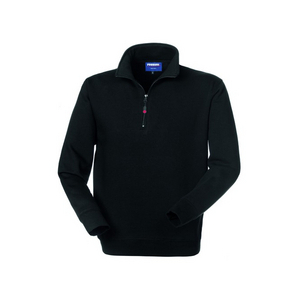 FELPA ZIP 1/3 PERTH NERO HH181-05 # 5XL