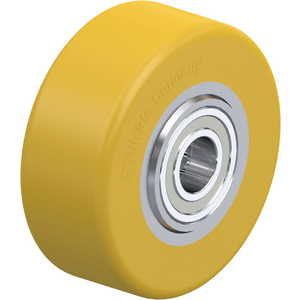 ROUE 360KG D.100MM 40MM POLYU ROUE ACIER MOYEU BILLE