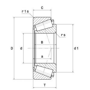 ROULEMENT A RLX CONIQ 30204 4T-30204 NTN