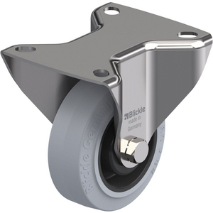 ROULETTE FIXE 140KG D.80 INOX BAND.CAOUT 32MM MOY ROULX