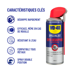 DEGRIPPANT WD-40 SPECIAL.AE400ML UE12 UNITAIRE