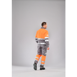 BLOUSON ATEX HV ORANGE GRIS T2 GAMME MULTIRISQUE ATEX HV T2