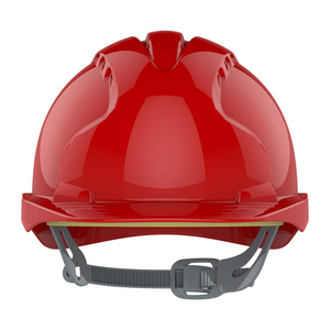 CASCO DI SICUREZZA EVO 2-CRICCHETTO ANTISCIVOLO-VENTILATO ROSSO AJF030-000-600
