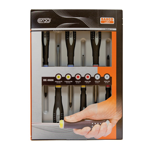 BAHCO SCHROEVENDRAAIERSET ERGO 6D BE-9886 (SE=6ST)