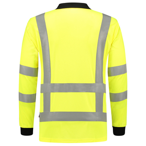 TRICORP POLOSHIRT LM RWS BIRDSEYE 203005 GEEL MT L