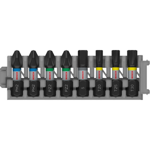 BOSCH ASSORT. PRO BITS IMPACT P H T 25MM 2608521U62 (PK=8ST)