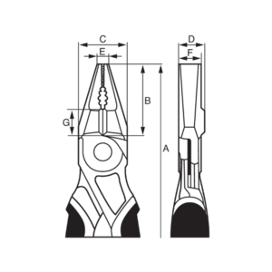 BAHCO COMBINATIETANG VDE CR 200MM 2630SC-180