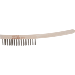 BROSSE A MAIN MANCHE B. LG.295MM 2 RGS INOX DR. 0,3MM (T=25MM)