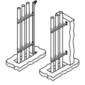 CONSOLE PROFIL STRUT 41X21 300MM VERTICALE