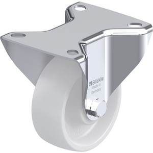 ROULETTE FIXE 150KG D. 80MM AC BAND.POLYA 33MM MOY ROULEAUX