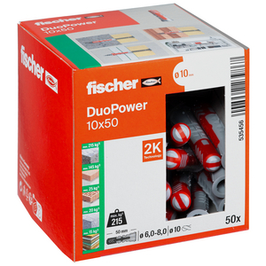 FISCHER PLUG DUOPOWER 10X50 (DS=50ST)