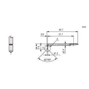STANDARD TASTATORE - R2M 60GR. PER RUGOSIMETRO PERMTRACER SV-C 12AAC731
