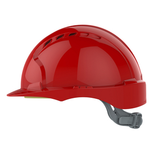 CASCO DI SICUREZZA EVO 2-CRICCHETTO ANTISCIVOLO-VENTILATO ROSSO AJF030-000-600