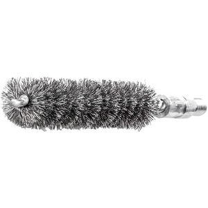 9717110010 Rohrbürste m. Gewinde M6 Ø10mm, Stahl gew.0,15mm Lessmann