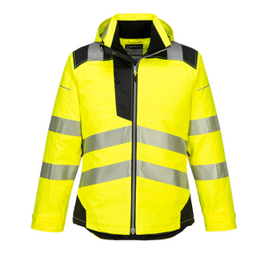 PORTWEST WINTERJACK PW3 T400 HI-VIS GEEL/ZWART MT XS