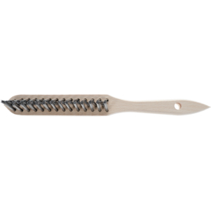 BROSSE MAIN P/SOUD. LG.295 3 RGS ACIER DROIT 0,35 MM (T=35MM)