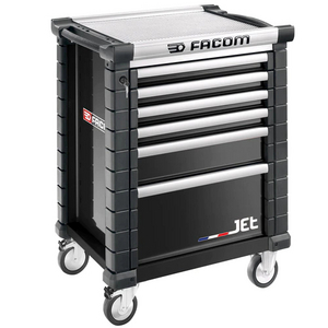 ROLLCAB JETM3 6 DRAWERS BLACK JET.6NM3A