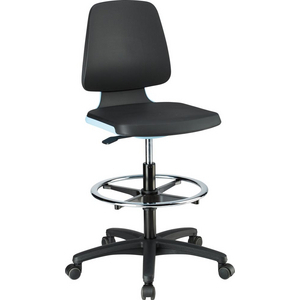 3110020570 Stuhl Labsit 4 blau Integr.Schaum,m.Roll