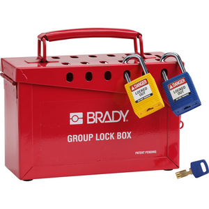 BOITE CONSIGNATION GROUPE METAL PORTABLE 227MM X 152MM