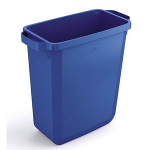 DURABIN 1800496040 60L RECTANGULAR WASTE/RECYCLING/FOOD BIN BLUE ...