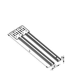 SUPPORT MURAL TELESCOPIQUE 40/60 CMX50