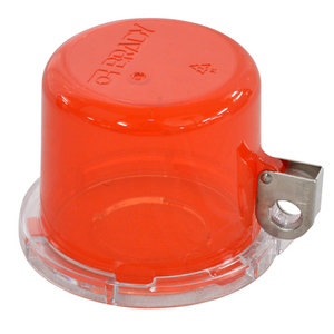 DISPOSITIVO DI LOCKOUT PER PULSANTI/ARRESTI DI EMERGENZA, GRANDE 130821 30MM PUSH BUTTON RED LO W/ STD COVER