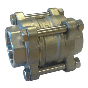 TERUGSLAGKLEP 3-DELIG RVS BI-DR FIG. D6666 1 1/2 BSP - PN 40