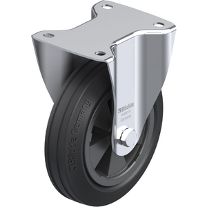 ROULETTE FIXE 170KG D.180MM AC BAND.CAOUT 50MM MOY LISSE