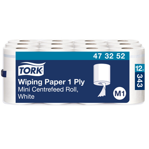 TORK MINI CENTERFEED POETSPAPIER 1LG M1 473252 (PK=12RO)