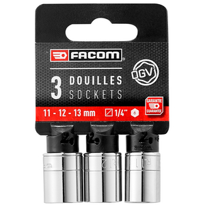 FACOM DOPPENSET 1/4 11-12-13 R.LPB