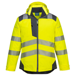 PORTWEST WINTERJACK PW3 T400 HI-VIS GEEL/GRIJS MT M
