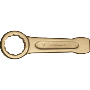 CLE POLYGONALE A FRAPPER 34 MM ANTIDEFLAGRANTE CU-BE