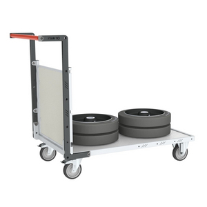 CHARIOT MODULAIRE PP ALVEOLAIRE 1 DOSSIER PLATEAU BOIS 850 X