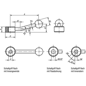 K0177.319 Schaltgriff flach Gr.3
