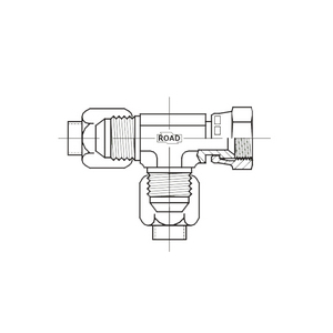 INTERMEDOIATE L SHAPED UNIONS WITH ROTTING NUT S680-10TG