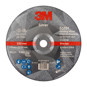 DISCHI DA SBAVO SILVER T27 / P.N. 51751 230 X 7 X 22,23 MM 7100141099